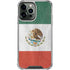 Mexico Flag Distressed iPhone 13 Pro Max Clear Case