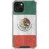 Mexico Flag Distressed iPhone 14 Clear Case