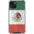 Mexico Flag Distressed iPhone 14 Plus Clear Case