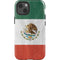 Mexico Flag Distressed iPhone 14 Impact Case