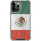 Mexico Flag Distressed iPhone 14 Pro Max Clear Case