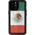 Mexico Flag Distressed iPhone 14 Pro Max Waterproof Case