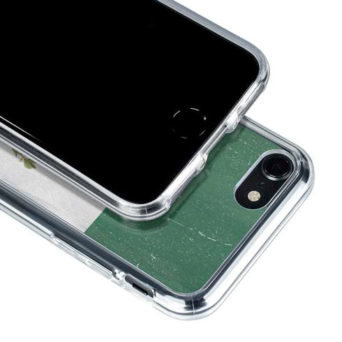 Mexico Flag Distressed iPhone SE (2nd & 3rd Gen) Clear Case