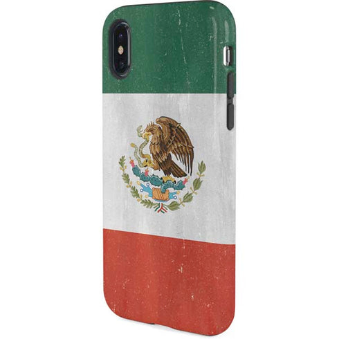 Mexico Flag Distressed iPhone XS Pro Case