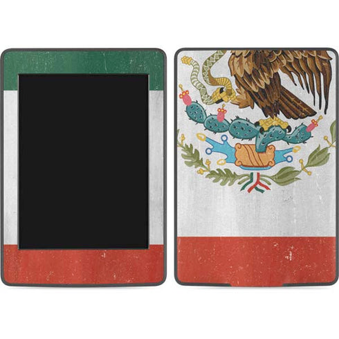 Mexico Flag Distressed Amazon Kindle Skin