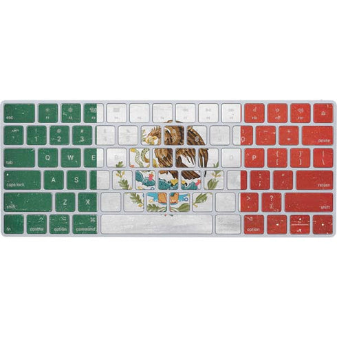 Mexico Flag Distressed Magic Keyboard Skin