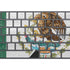 Mexico Flag Distressed Magic Keyboard with Numeric Keypad Skin