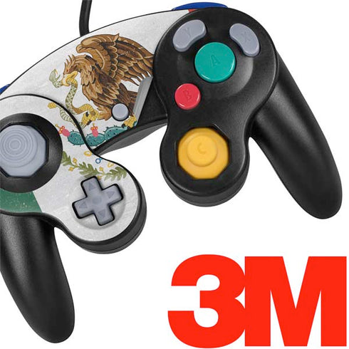 Mexico Flag Distressed Nintendo GameCube Controller Skin