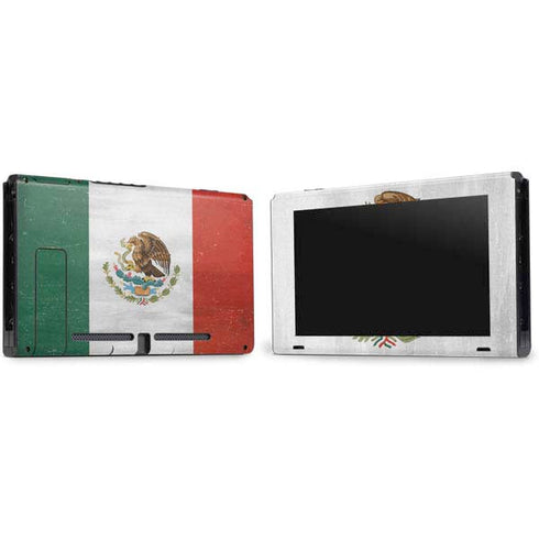 Mexico Flag Distressed Nintendo Switch Bundle Skin