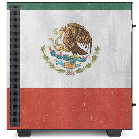 Mexico Flag Distressed NZXT H510 Compact ATX Mid-Tower Case Skin