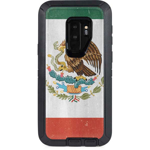 Mexico Flag Distressed Otterbox Defender Galaxy Skin