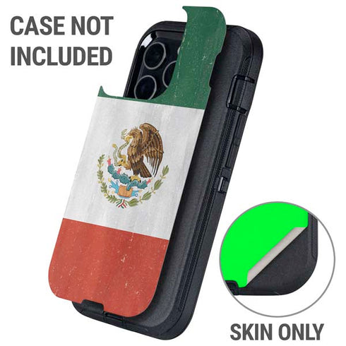 Mexico Flag Distressed Otterbox Defender iPhone Skin