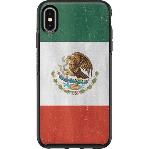 Mexico Flag Distressed Otterbox Symmetry iPhone Skin
