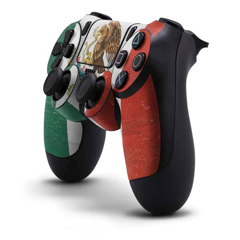 Mexico Flag Distressed PS4 Controller Skin