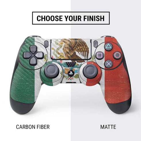 Mexico Flag Distressed PS4 Controller Skin