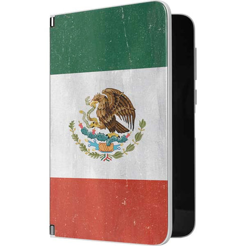 Mexico Flag Distressed Surface Duo Skin