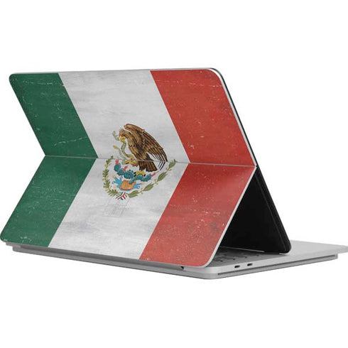 Mexico Flag Distressed Surface Laptop Studio Skin
