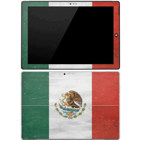 Mexico Flag Distressed Surface Pro 3 Skin
