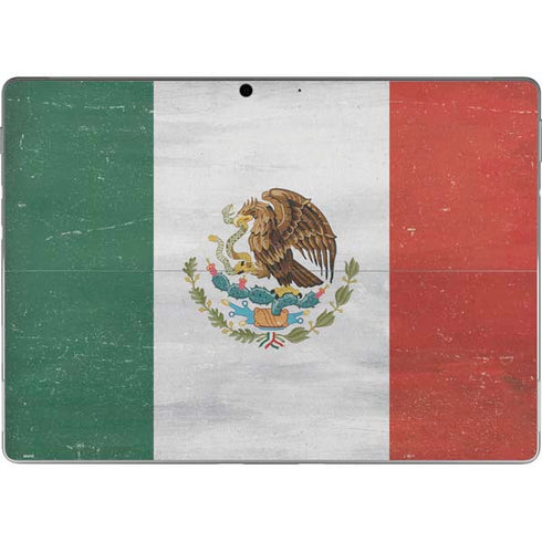 Mexico Flag Distressed Surface Pro 9 Skin
