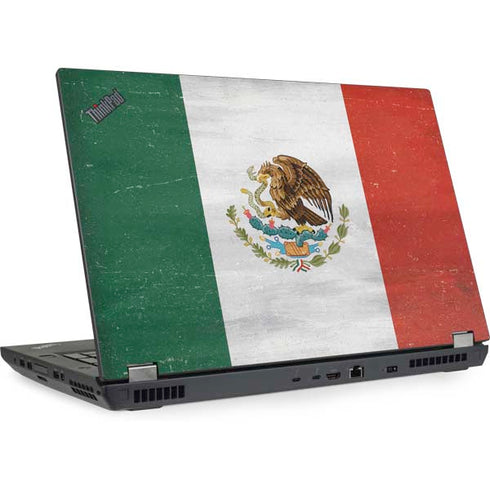 Mexico Flag Distressed Lenovo ThinkPad Skin