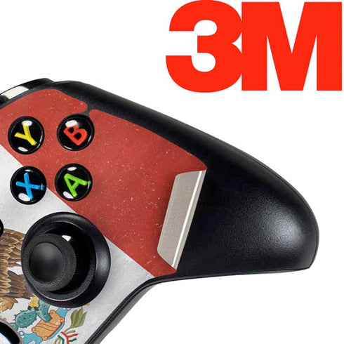 Mexico Flag Distressed Xbox One Controller Skin