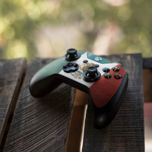 Mexico Flag Distressed Xbox One Controller Skin