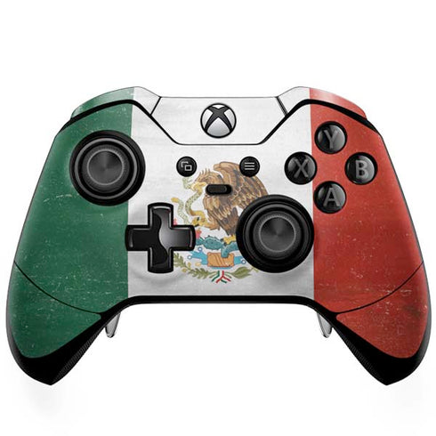 Mexico Flag Distressed Xbox One Elite Controller Skin