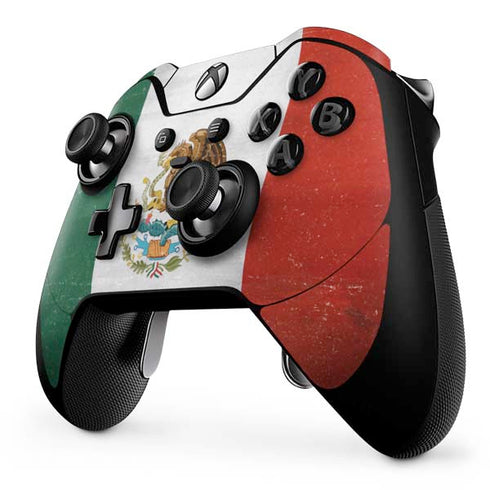Mexico Flag Distressed Xbox One Elite Controller Skin