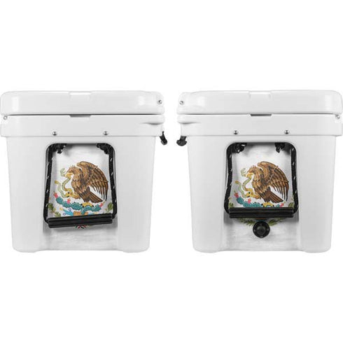 Mexico Flag Distressed YETI Tundra 35 Hard Cooler Skin