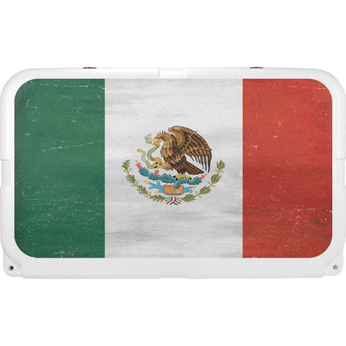 Mexico Flag Distressed YETI Tundra 45 Hard Cooler Skin