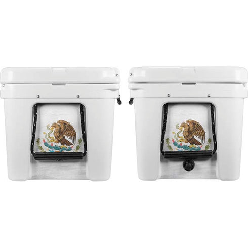 Mexico Flag Distressed YETI Tundra 65 Hard Cooler Skin