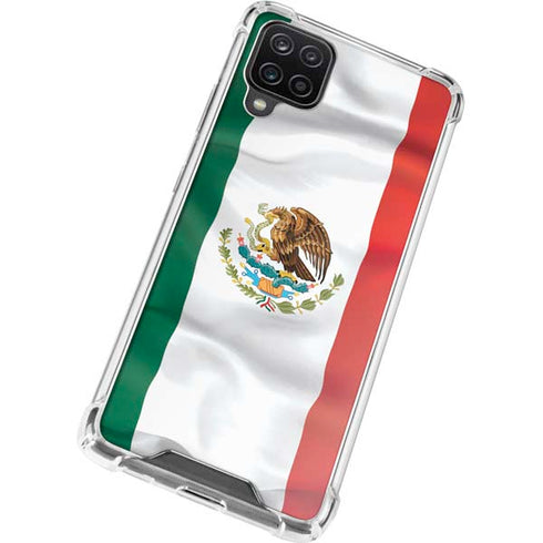 Mexico Flag Galaxy A12 Clear Case