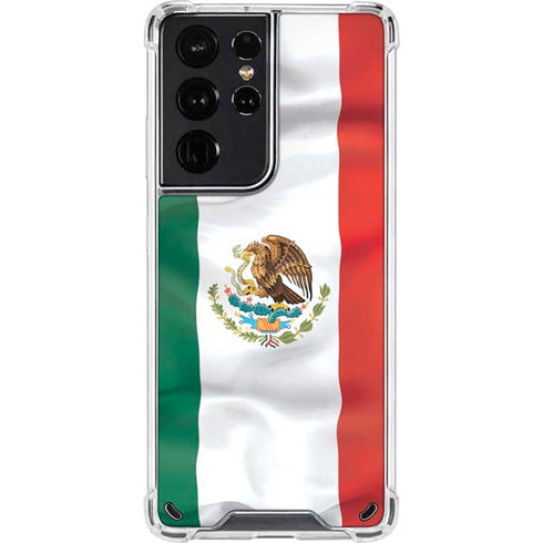 Mexico Flag Galaxy S21 Ultra 5G Clear Case