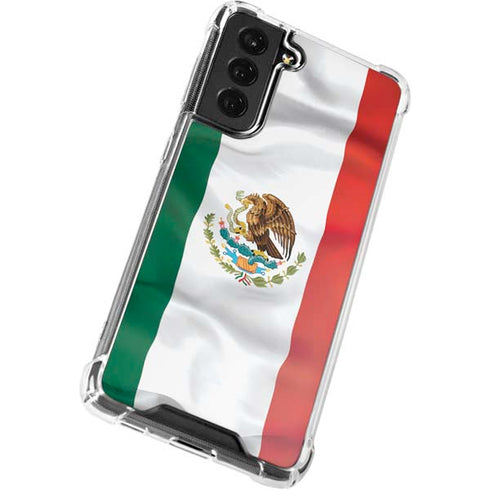 Mexico Flag Galaxy S22 Plus Clear Case