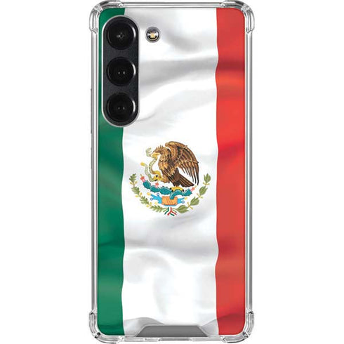 Mexico Flag Galaxy S23 Clear Case