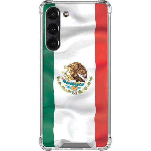 Mexico Flag Galaxy S23 Plus Clear Case