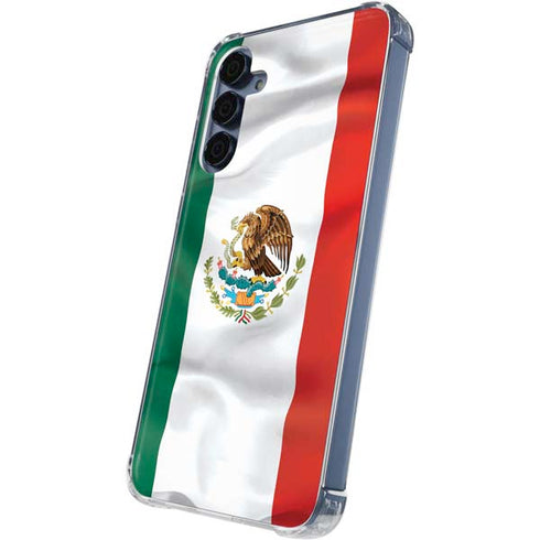 Mexico Flag Galaxy S24 Clear Case