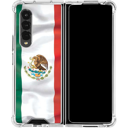 Mexico Flag Galaxy Z Fold4 5G Clear Case