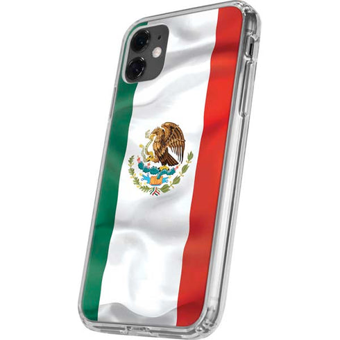 Mexico Flag iPhone 11 Clear Case