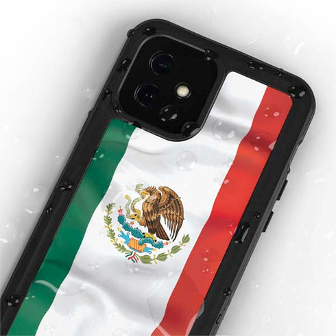 Mexico Flag iPhone 12 Mini Waterproof Case