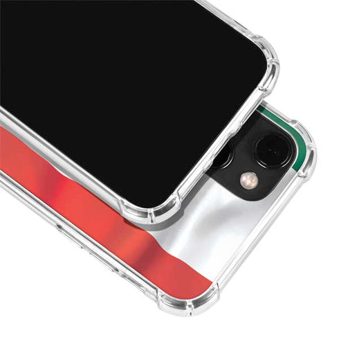 Mexico Flag iPhone 14 Clear Case