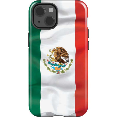 Mexico Flag iPhone 15 Impact Case