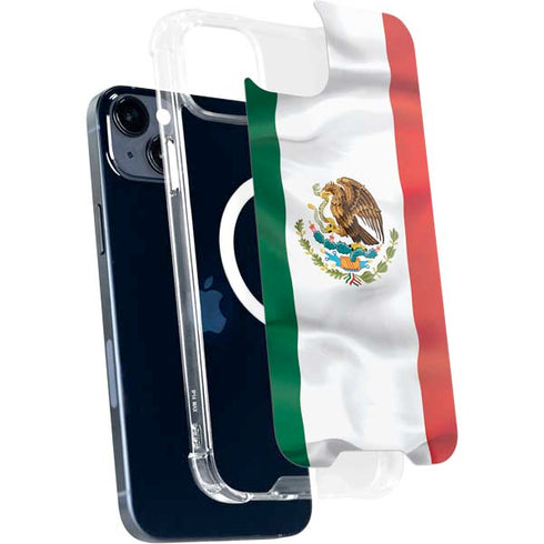 Mexico Flag iPhone 15 Plus MagSafe Case