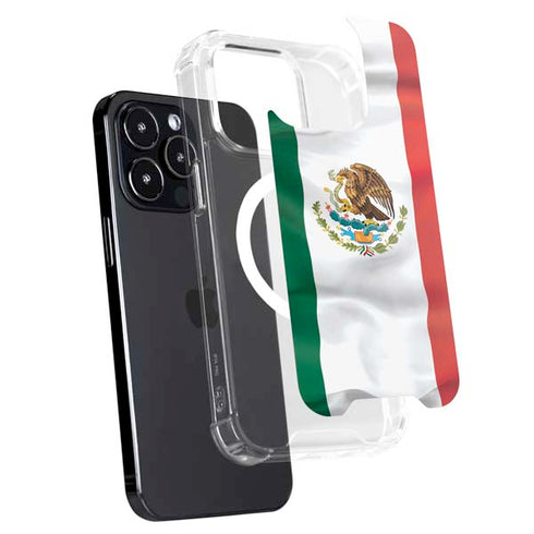 Mexico Flag iPhone 14 Pro MagSafe Case