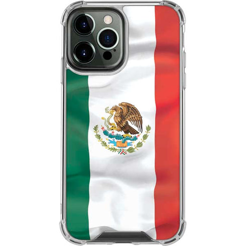Mexico Flag iPhone 15 Pro Max Clear Case