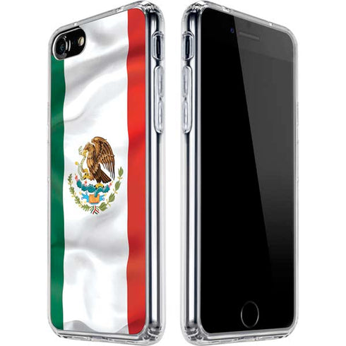 Mexico Flag iPhone SE (2nd & 3rd Gen) Clear Case