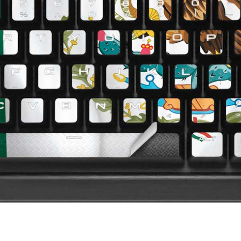 Mexico Flag K95 RGB PLATINUM Mechanical Gaming Keyboard Skin