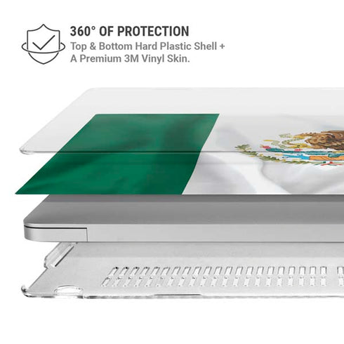 Mexico Flag MacBook Air 15in (2023-2025) Case plus Skin