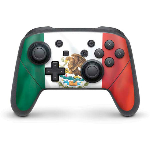 Mexico Flag Nintendo Switch Pro Controller Skin