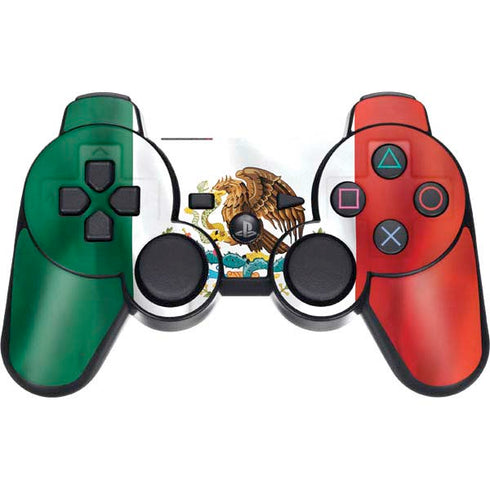 Mexico Flag PS3 Dual Shock wireless controller Skin